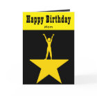 Carte d'anniversaire inspirée de la feuille de jeu