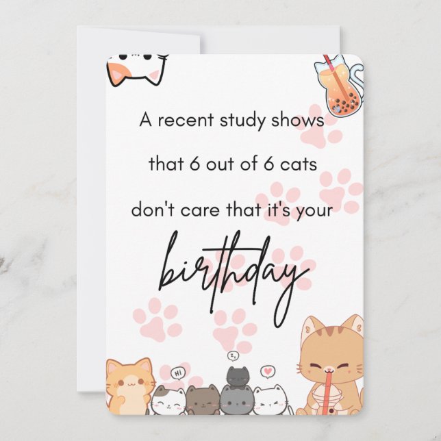 Carte d'anniversaire / invitation (Devant)