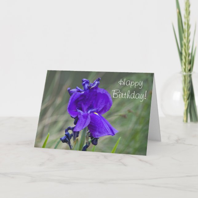 Carte d'anniversaire Iris (Devant)