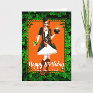 Carte d'anniversaire irlandaise
