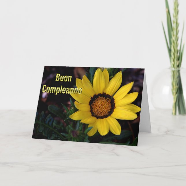 Carte d'anniversaire italienne (Devant)