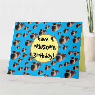 Carte d'anniversaire Jack Russell