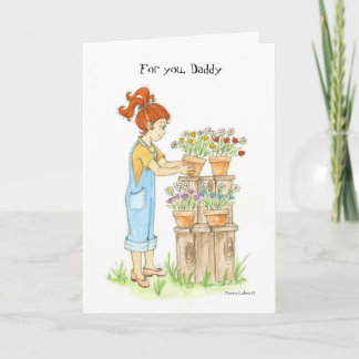 Carte d'anniversaire Jardin d'amour