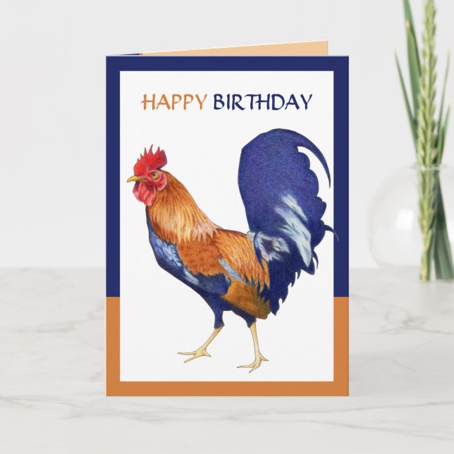 Carte d'anniversaire joyeuse de la frontière du co (Devant)