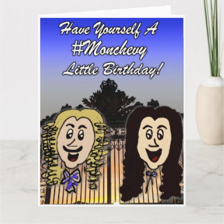 Carte d'anniversaire joyeuse de Versailles dessin 