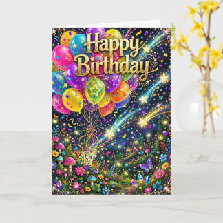 Carte d'anniversaire joyeuse vierge