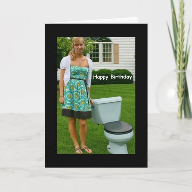 Carte d'anniversaire "Joyeux anniversaire et tout  (Devant)
