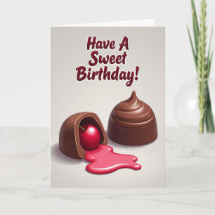 Carte d'anniversaire Joyeux Traitement