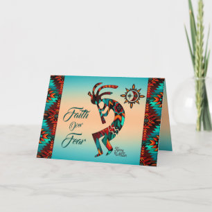 Carte d'anniversaire Kokopelli Sud-Ouest