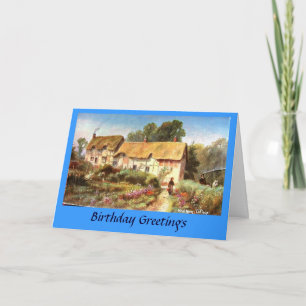 Carte d'anniversaire - Le chalet d'Anne Hathaway