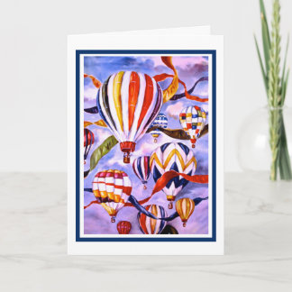 Carte d'anniversaire "Le ciel est la limite"