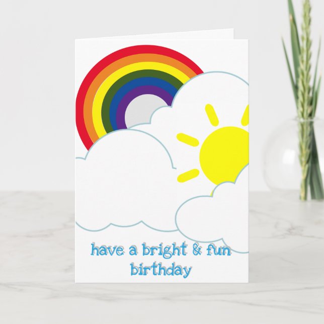 Carte d'anniversaire - LGBT Bright & Fun Anniversa (Devant)