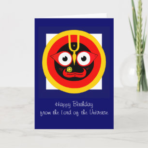 Carte d'anniversaire Lord of the Universe