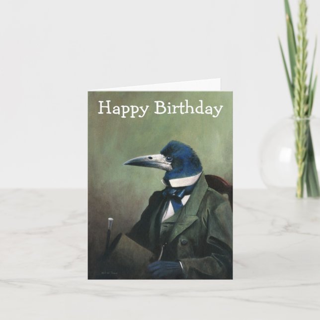 Carte d'anniversaire M. Rook (Devant)