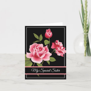 Carte d'anniversaire - Ma soeur spéciale