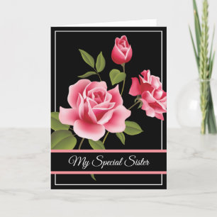 Carte d'anniversaire - Ma soeur spéciale