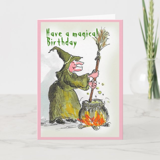 Carte d'anniversaire magique (Devant)