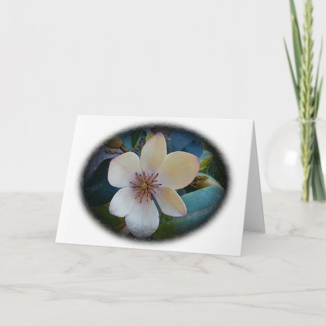 Carte d'anniversaire Magnolia (Devant)
