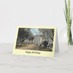 Carte d'anniversaire - Maison Blanche, Washington,