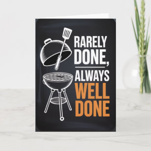 Carte d'anniversaire Maître du Grill pour hommes