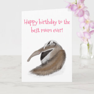 Carte d'anniversaire 'Meilleure maman du monde' po