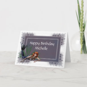 Carte d'anniversaire Mermaid Fantasy 1