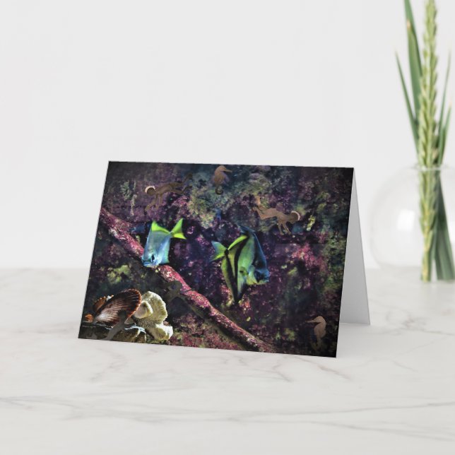 Carte d'anniversaire "Middle - Mermaid Dwelling" (Devant)