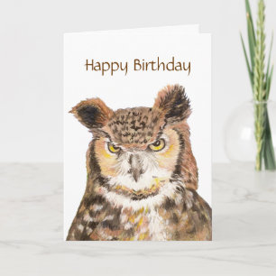 Carte d'anniversaire mignonne insultante drôle de