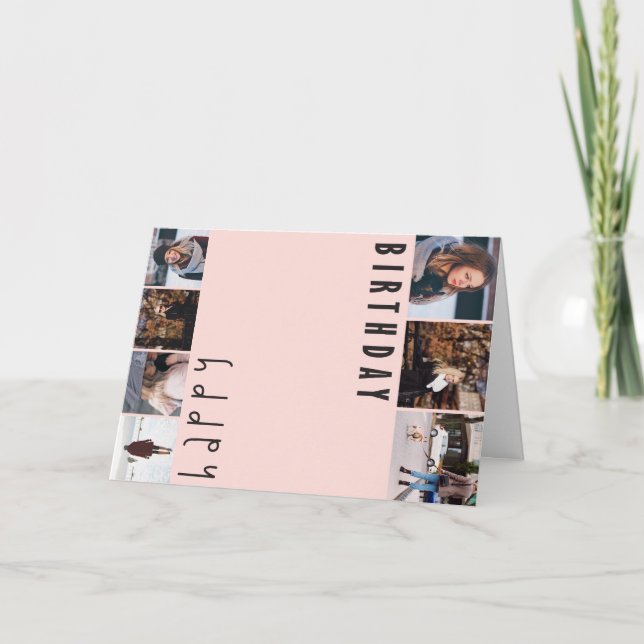 Carte d'anniversaire Modèle personnalisable (Devant)