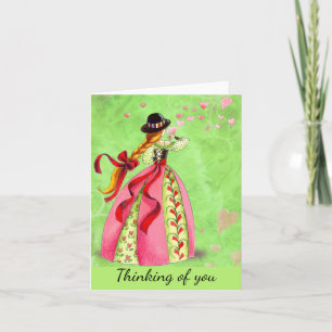 Carte d'anniversaire moderne et chic