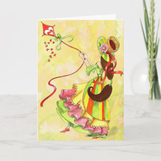 Carte d'anniversaire moderne et chic
