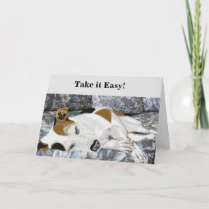 Carte d'anniversaire modifiable de Jack Russell Te