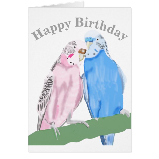 Carte d'anniversaire modifiable du budget (Devant)