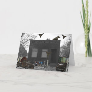 Carte d'anniversaire "Monde Matériel"