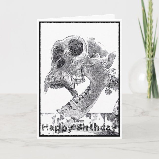 Carte d'anniversaire Monster (Devant)