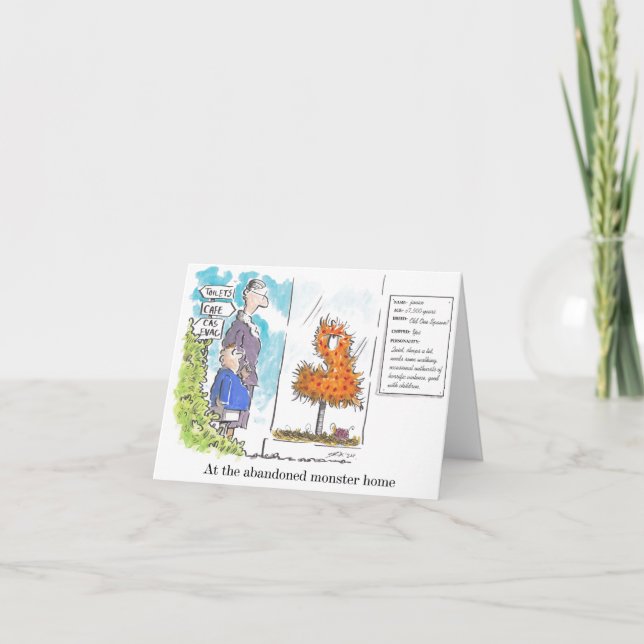 Carte d'anniversaire Monster (Devant)