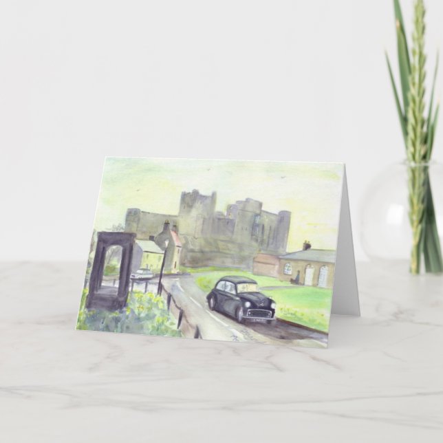 Carte d'anniversaire Morris Minor (Devant)