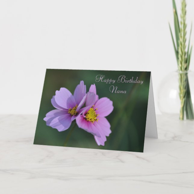 Carte d'anniversaire Nana (Devant)
