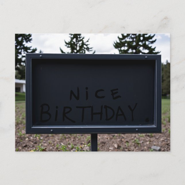 Carte d'anniversaire Nice (Devant)