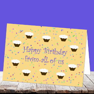 Carte d'anniversaire Office CoWorker du groupe