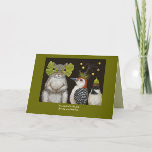 carte d'anniversaire oiseau/animal