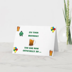 Carte d'anniversaire "Old Fart" humoristique
