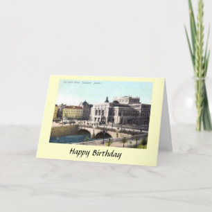 Carte d'anniversaire - Opéra, Stockholm, Suède