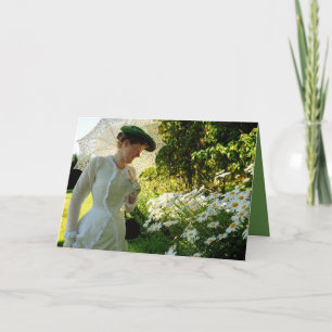 Carte d'anniversaire ou de réunion —Poème victorie