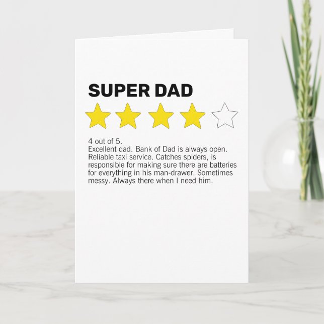 Carte d'anniversaire papa (Devant)