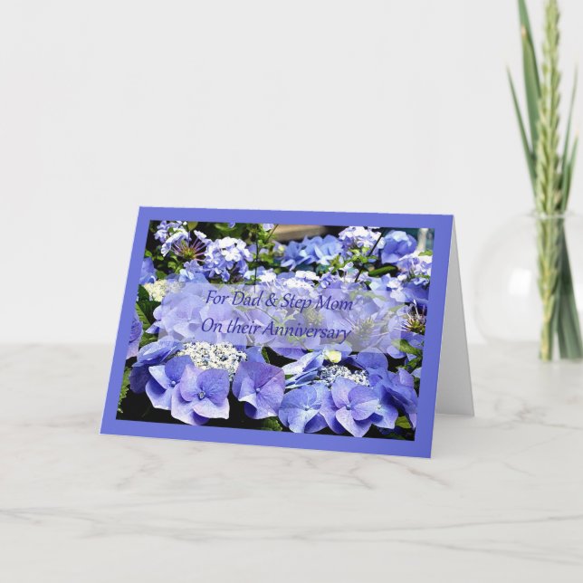 Carte d'anniversaire papa et Step Mom (Devant)