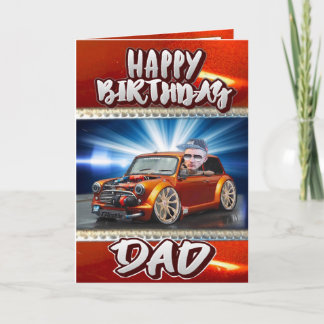 Carte d'anniversaire papas