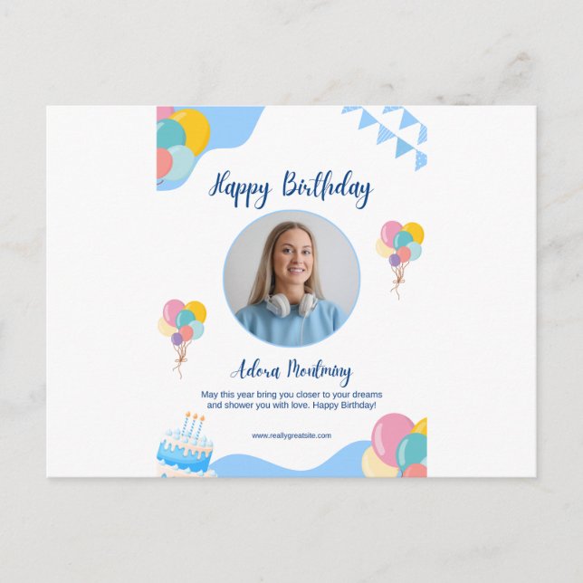 Carte d'anniversaire - Parfaite pour la célébratio (Devant)