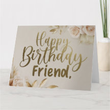 Carte d'anniversaire parfaite pour votre bestie