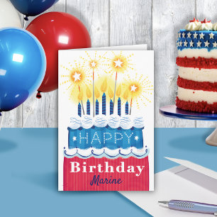 Carte d'anniversaire patriotique